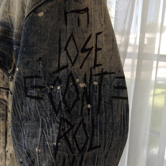 Smoke Rise DNM Co. Stretch Denim Jacket w/ Removable Faux Fur Collar - Picture 8 of 11